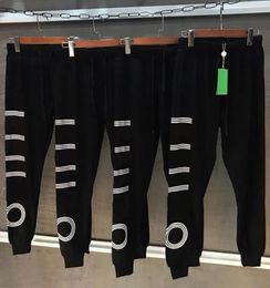 Autumn Winter Mens Designer Track Pant Fashion Letters Print Men Women Joggers Pants Casual Elastic Waist Long PANTS Trousers M-2XL