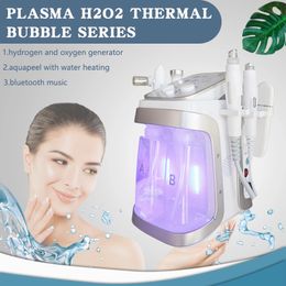 2021 New 6 in 1 facial care Hydro Microdermabrasion oxygen small bubble Ultrasonic RF Oxygen Jet peel skin care beauty Machine