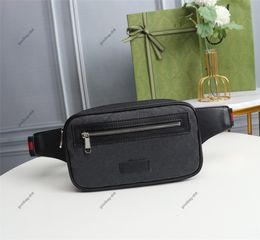 Men Women High quality Waist Bags Canvas Leather Sport Runner Fanny Pack Belly Waists Bum Fitness Running Belt Back Grid Bag