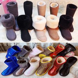 2022 Hot Sell classic design ladies Snow Boots Short Mini Knee Tall 58155825 Fashion Womens Winter and keep warm boot Australian fur furry fluffy booties 34-45