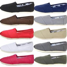 DORP Nakliye 2021 Yeni Marka Kadınlar Ve Erkekler Moda Sneakers Tuval Ayakkabı Loafer'lar Flats Espadrilles Ayakkabı Boyutu 35-45