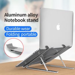 Foldable Portable Laptop Stand Aluminium Foldable Notebook Support Laptop Base Holder Adjustable Bracket Computer Accessories