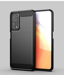 1.5MM Carbon Fibre Texture Slim Armour Brushed TPU CASE COVER for Xiaomi 11 10I 5G Redmi K30 Pro Note 9T REDMI 9T 100PCS/LOT