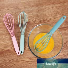 1Pc Kitchen Silicone Whisk Egg Beater Milk Frother Tools Non-Slip Easy to Clean Cream Stirrer Mixer Specialty Kitchen Utensil