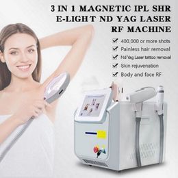 360 Magneto Optical Laser Machine permanent hair removal OPT Elight Nd Yag Laser RF Machine Skin Rejuvenation remove freckles with 3 handles