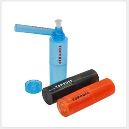 New toppuff plastic cigarette plastic cup shape pipe accessories pipe wholesale cleaning convenient water pipe