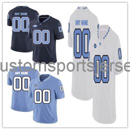 Stitched custom North Carolina Tar Heels Jersey Any Number And Name All Colours Mens Women Youth NCAA football Jersey XS-6XL