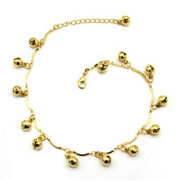 Anklets Bohemian Gold Bell For Women Charm Leg Bracelet Fashion Jewellery Female Ankle Cheville Femme