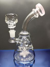 Fab egg glass beaker bong percolator perc bongs recycler dab rig water pipes oil rigs bubbler smooth pipe 14.4mm joint cheechshop