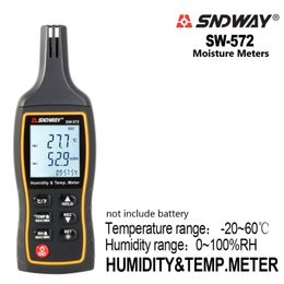 digital thermometer air temperature Australia - SNDWAY SW572 Handheld Portable high precision Digital LCD Air Temperature Humidity Meter Thermometer Hygrometer Gauge Tester