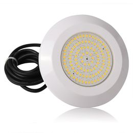 RGB Underwater Pool Light 12W DC12V Slim Jacuzzi LED Lights IP68 Wateprroof WarmWhite and Cold White Blue Colour