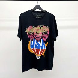 Fla migos three culture III cotton loose fashion print T-shirt short sleeve