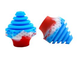 Colourful Silicone Portable Smoking Male Interface Joint Philtre Mouthpiece Holder Hookah Shisha Bong Bowl Innovative Design Cigarette Tool Tips DHL