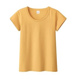 tees women clothe Summer Fashion T Shirt Women gold Woman Tshirt 210306