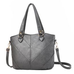 HBP Fashion Women Handbags Tassel PU Leather Totes Bag Top-handle Embroidery Crossbody Bag Shoulder Bag Lady Hand Bags Grey Color