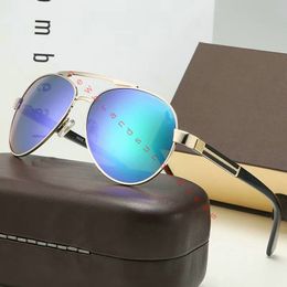 summer Brand design Sunglasses woman men outdoor sport color film metal pilot Sunglasses ladies driving goggle reflective BEACH sunglasses uv400 Sonnenbrille