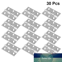 30PCS Portable Durable Useful Stainless Steel 2 Inch Hinge Mute Flat Hinge for Home Door