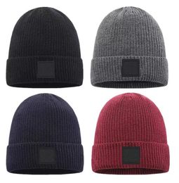 Mode gestrickte Hut Männer Frauen Winter Beanie gute Schädelkappen Casual Motornet Fischer Gorro Dicke Schädel Strickkappe Klassische Sport Solid Farbe Unisex warme Hüte