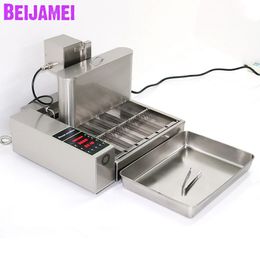 BEIJAMEI Automatic Donuts Maker Machine Electric Donut Fryer 6 Rows Commercial Doughnut Making Machines for Restaurant