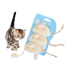 Cat Toys Funny Simulation Mouse Toy Cute Plush Scratch Bite Resistance Interactive Palying For Kitten