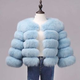 S-3XL Mink Coats Women Winter New Fashion Pink FAUX Fur Coat Elegant Thick Warm Outerwear Fake Fur Jacket Chaquetas Mujer Y0829