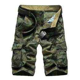 Camouflage Camo Cargo Shorts Men New Mens Casual Shorts Male Loose Work Shorts Man Military Short Pants Plus Size 29-44 210316