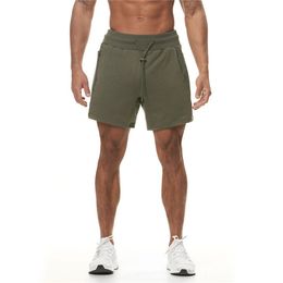 Men's Shorts Summer Men Casual Sports Running Gym Pants Solid Drawstring Cotton Exercise Jogger2949