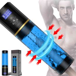 Water Bath Penis Enlargement Vacuum Pump Electric Sucking Male Masturbation Cup Penis Delay Training Sex Machine For Man