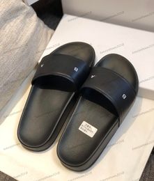Лучшие мужские женские тапочки печати слайд летняя мода широкий плоский пляжный сандалии тапочки флип флоп