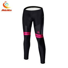 Racing Pants Women Cycling Tights 5D Gel Pad Bib MTB Autumn Spring Road Bike Bicycle Padded Legging Trouser Shorts