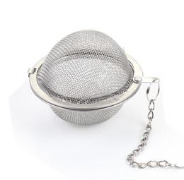 1000pcs Stainless Steel Tea Pot Infuser Sphere Locking Teas Ball Strainer Mesh-Infuser tea-strainer Philtre infusers SN5641