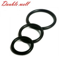 Nxy Cockrings 3pcs/set Penis Rings Cock Sleeve Trainer Ejaculation Delay High Elasticity Time Lasting Sex Toys for Men 1206