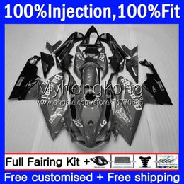 Injection Bodys For Aprilia RSV 125 RS 125 RR 125RR RSV-125 RS-125 RS4 12-16 12No.36 RSV125 RS125 R 12 13 14 15 16 RSV125RR Grey black hot 2012 2013 2014 2015 2016 OEM Fairing