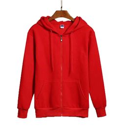 High Quality New Pink/Black/Grey/Red Hip Hop Street Sweatshirt Skate Male/Female Pullover Hoodie Men's zipper Hoodie Y0816