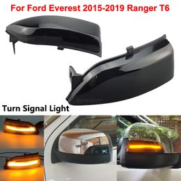 LED Dynamic Turn Signal Side Mirror Blinker Indicator Light For Ford Everest 2015-2019 Ranger T6 Raptor Wildtrak