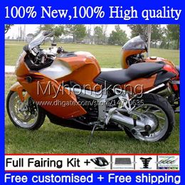 Fairings Kit For BMW K 1200S K1200 S K 1200 S K1200S 05 06 07 08 09 10 Bodywork 4No.35 K1200-S 05-10 K-1200S 2005 2006 2007 2008 2009 2010 Dark orange Full Body +Tank cover