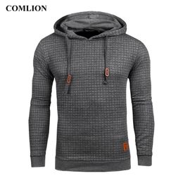 Men Casual Hoodies Mens Sweatshirts Long Sleeve Autumn Winter New Solid Colour Hooded Sweatshirt Male US Size Plus Size C43 201112