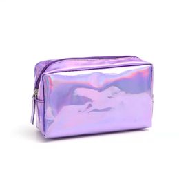 Cosmetic Bag Travel Portable Macaron PU Case Zipper Hardware Solid Large Capacity Waterproof Makeup Toiletry Storage Tote Sundries Handbag Carry Large Package
