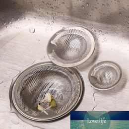 Kitchen Stainless Steel Sink Strainer Drain Hole Philtre Mesh Trap Bathtub Shower Waste Stopper Drainage for Kitchen S M L Size