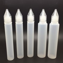 kunststoffflaschen für vape Rabatt Neue leere E-Saft-Nadel-Flasche-VAPE-Tropfspitze 15ml 30ml Kunststoff-Flüssigspeicher-Squeezable VAPE-Dropper