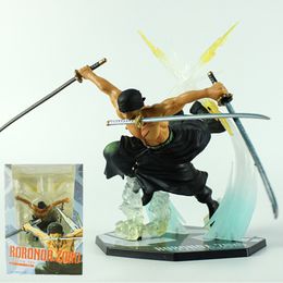 One Piece figurine Luffy Ace Roronoa Zoro Fierce battle ver. PVC Action Figure Collection Model Toys doll for kids 13-21cm C0220