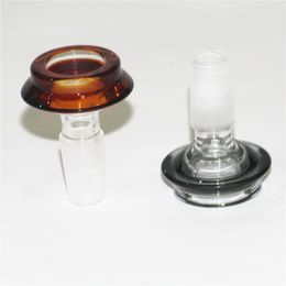 14mm 18mm Male Double Layers Glass Bowl Colourful For Hookahs Bong Smoking Tool Slide Bowls Water Piece