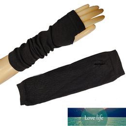 Ins Spring Summer Sports Long Fire Ninja Knitted Gloves Women's Sleeves Men's Fashion Half Finger Arm Warmer Oversleeve