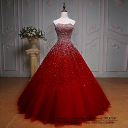 Quinceanera Dresses 2021 Princess Sweetheart Sequins Party Prom Formal Tulle Beading Lace Up Ball Gown Vestidos De 15 Anos Q17