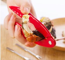 NEW Red Seafood Enamelled Crab Cracker Seafood Tool Lobster Cracker Kitchen Gadgets FREE SHIPPING SN3777