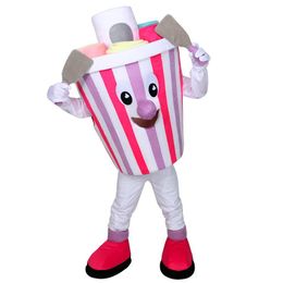 Halloween Colourful Ice Cream Mascot Costume High Quality Customise Cartoon Anime theme character Carnival Adults Birthday Party Fancy Outfit