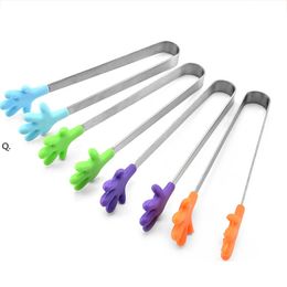 Ice Sugar Cube Tong Stainless Steel Food Serving Tools Tongs Salad Bar BBQ Grill Buffet Kitchen Gadgets Tools BBF14103