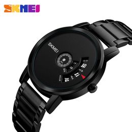 Skmei Men's Quartz Watch Waterproof Full Steel Fashion Watches Top Luxury Brand Wristwatches Male Clock Relogio Masculino 1260 Q0524