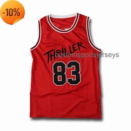 Stitched custom Jackson #83 Thriller Men Basketball Jersey men women youth baseball jerseys XS-6XL