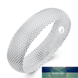 Delicate 925 Silver Braided Bangles For Women Wedding Engagement Party European American Style Bracelet Jewelry Factory price expert design Quality Latest Style